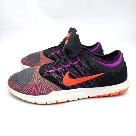 Nike Shoes Women 10 Flex Adapt TR Cool Grey Total Crimson Anthacite Hyper Purple - Picture 1 of 11